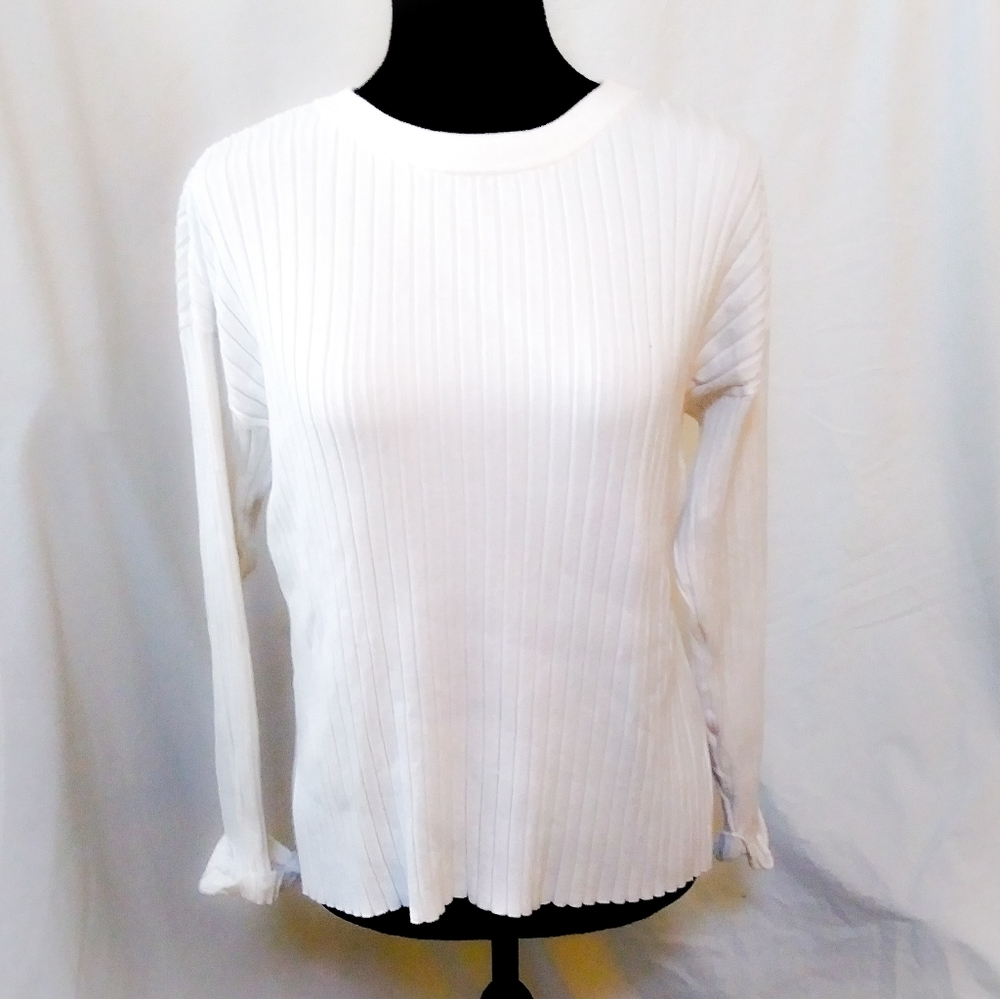 Zara knitwear summer collection white long sleeve